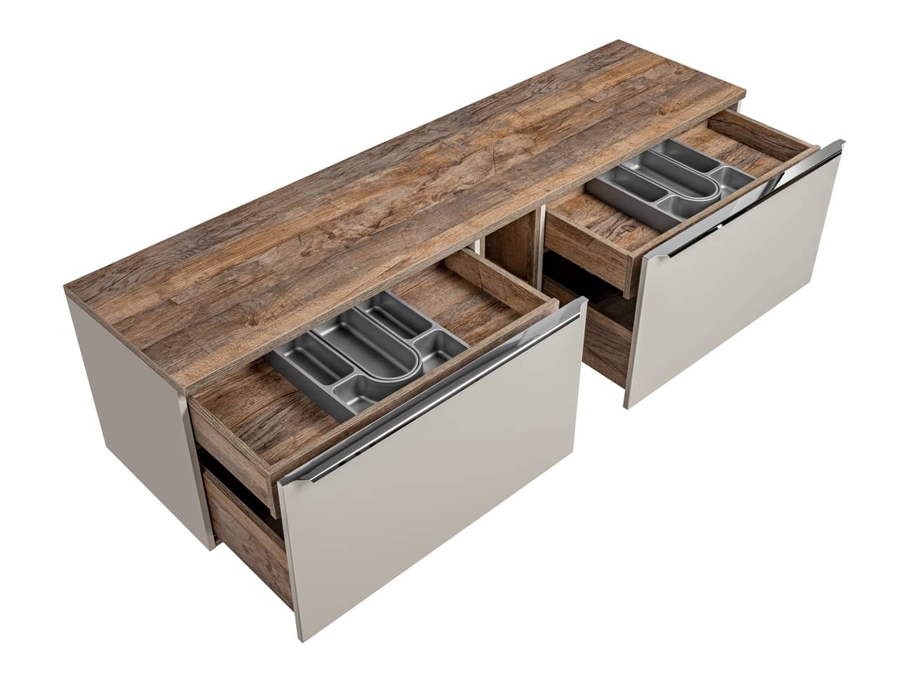 Pakabinama vonios spintelė 828B SANTA TAUPE