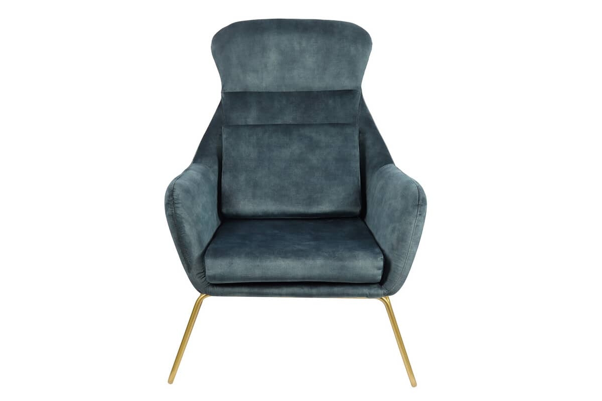 Fotelis 396, mėlynas, 73x80x102 cm