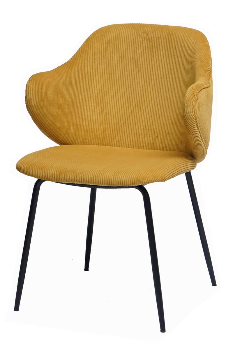 Kėdė 958, geltona, 54x55x83 cm