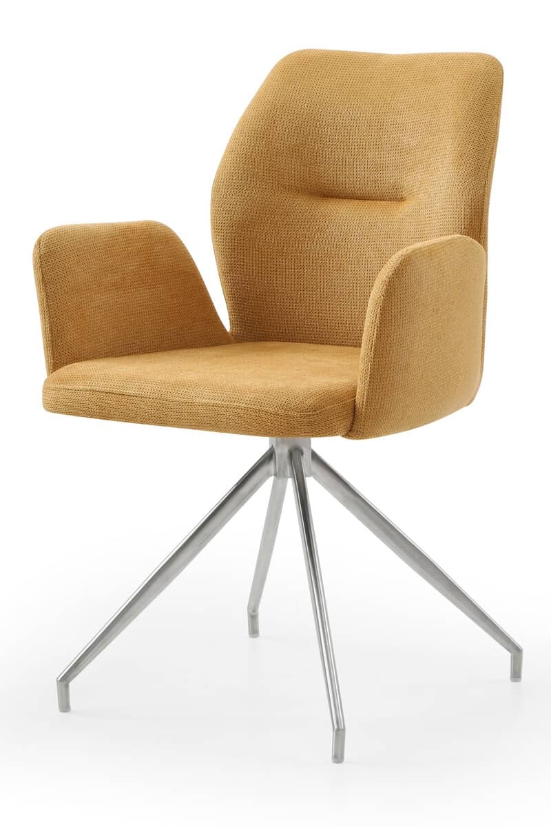 Kėdė 966, geltona, 60x62x89 cm