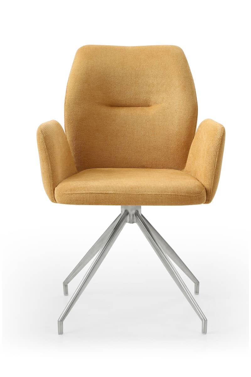 Kėdė 966, geltona, 60x62x89 cm