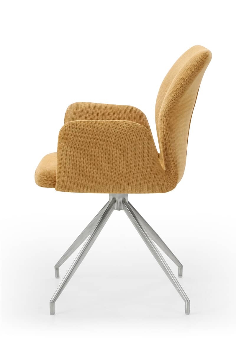 Kėdė 966, geltona, 60x62x89 cm