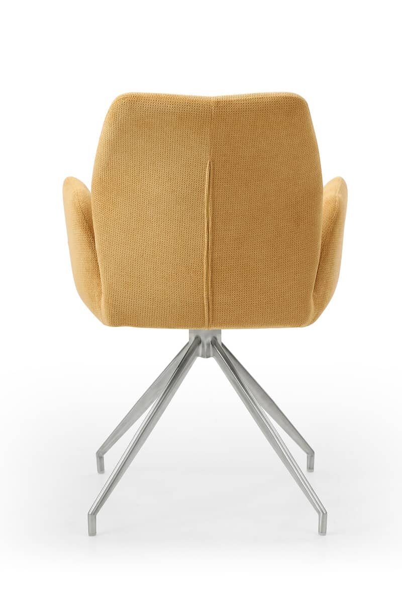 Kėdė 966, geltona, 60x62x89 cm