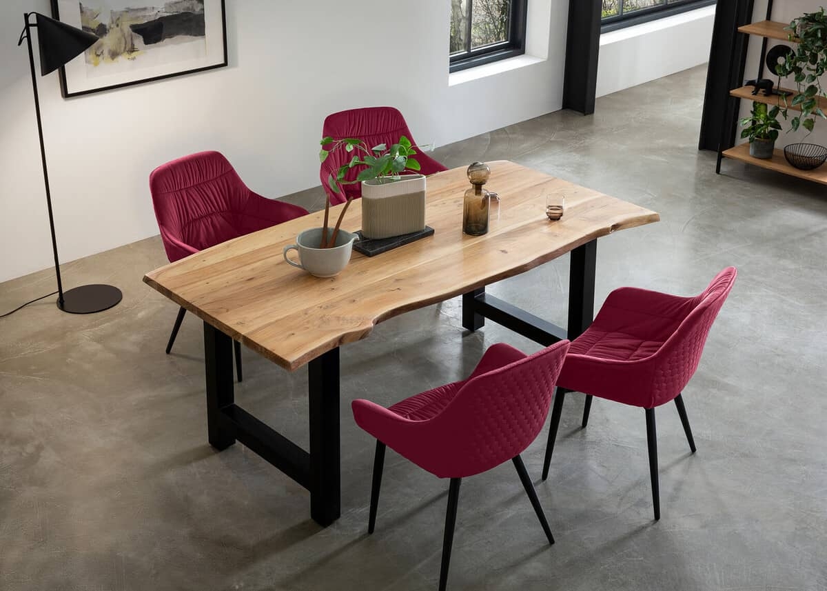 Kėdė 967, raudona, 63x61x81 cm