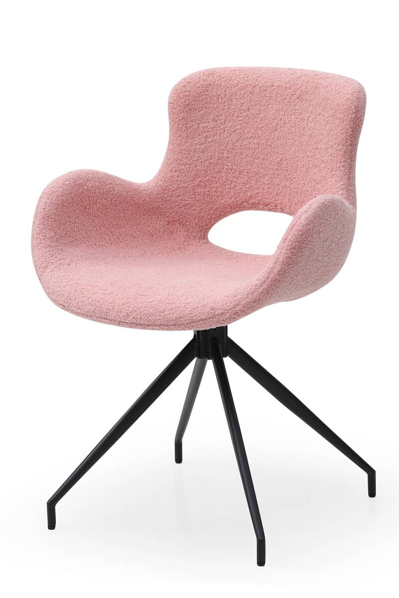 Kėdė 969, rožinė, 56x57x83 cm