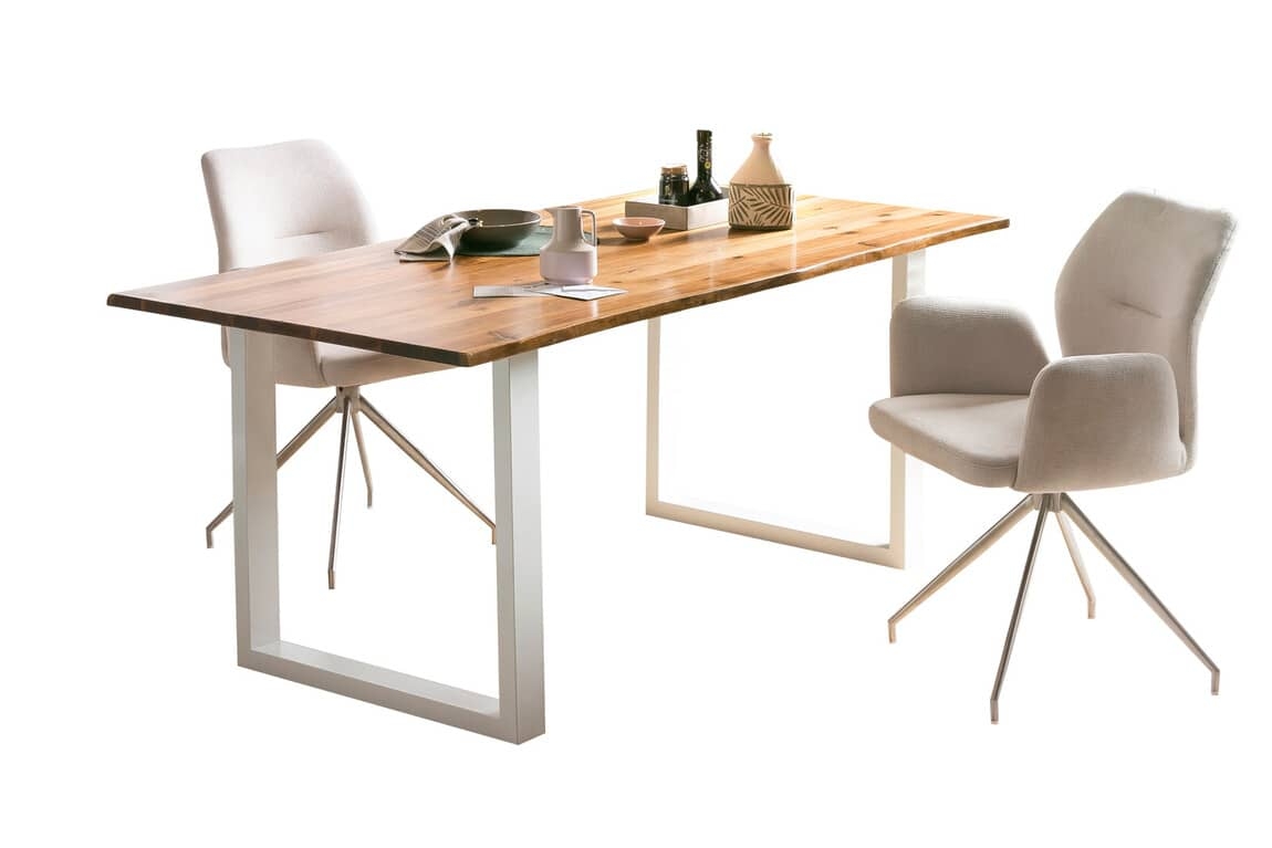 Stalas SF399, 120-200x80-100x76 cm