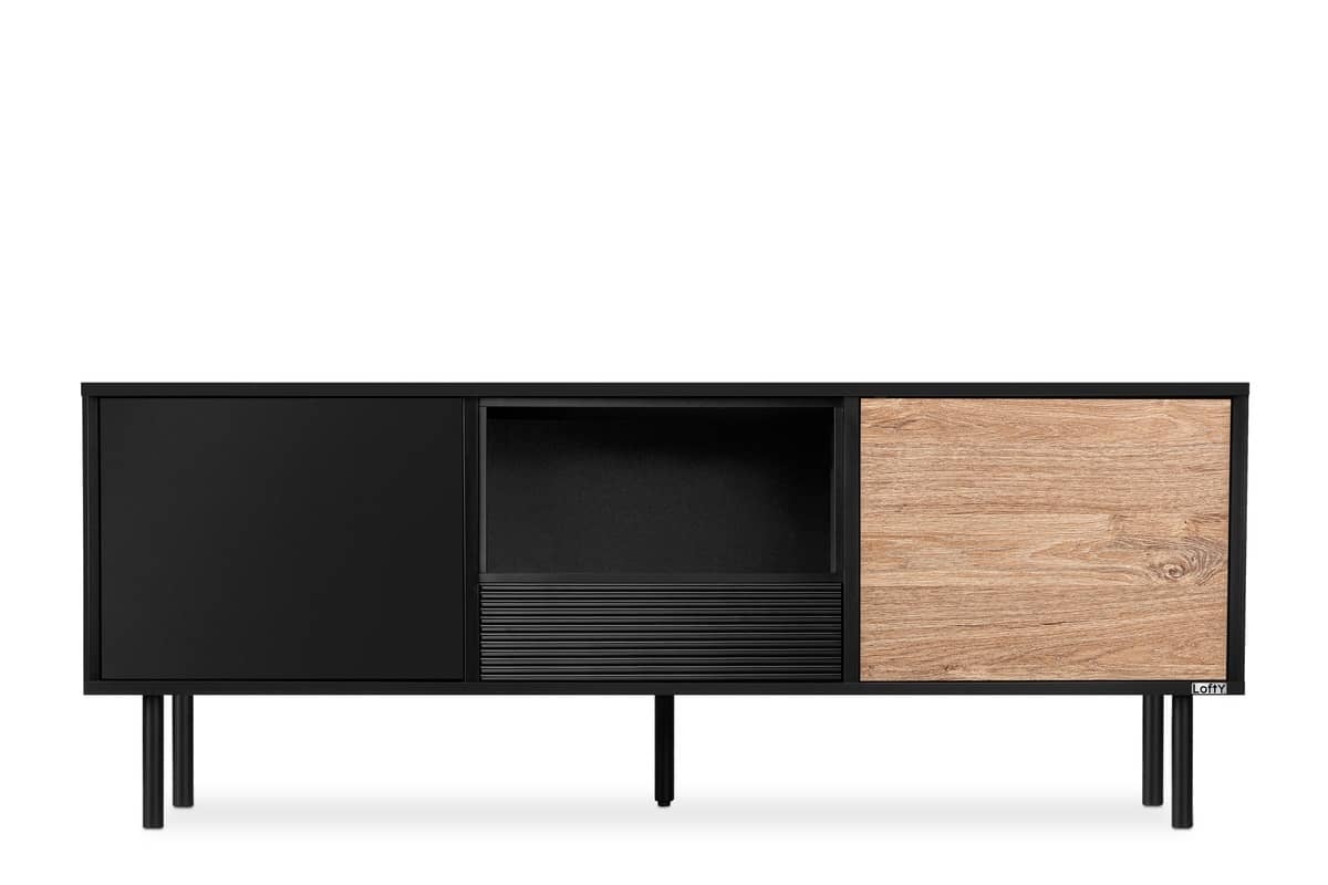 TV staliukas LOFTY GRAFIT, 151x41x58 cm