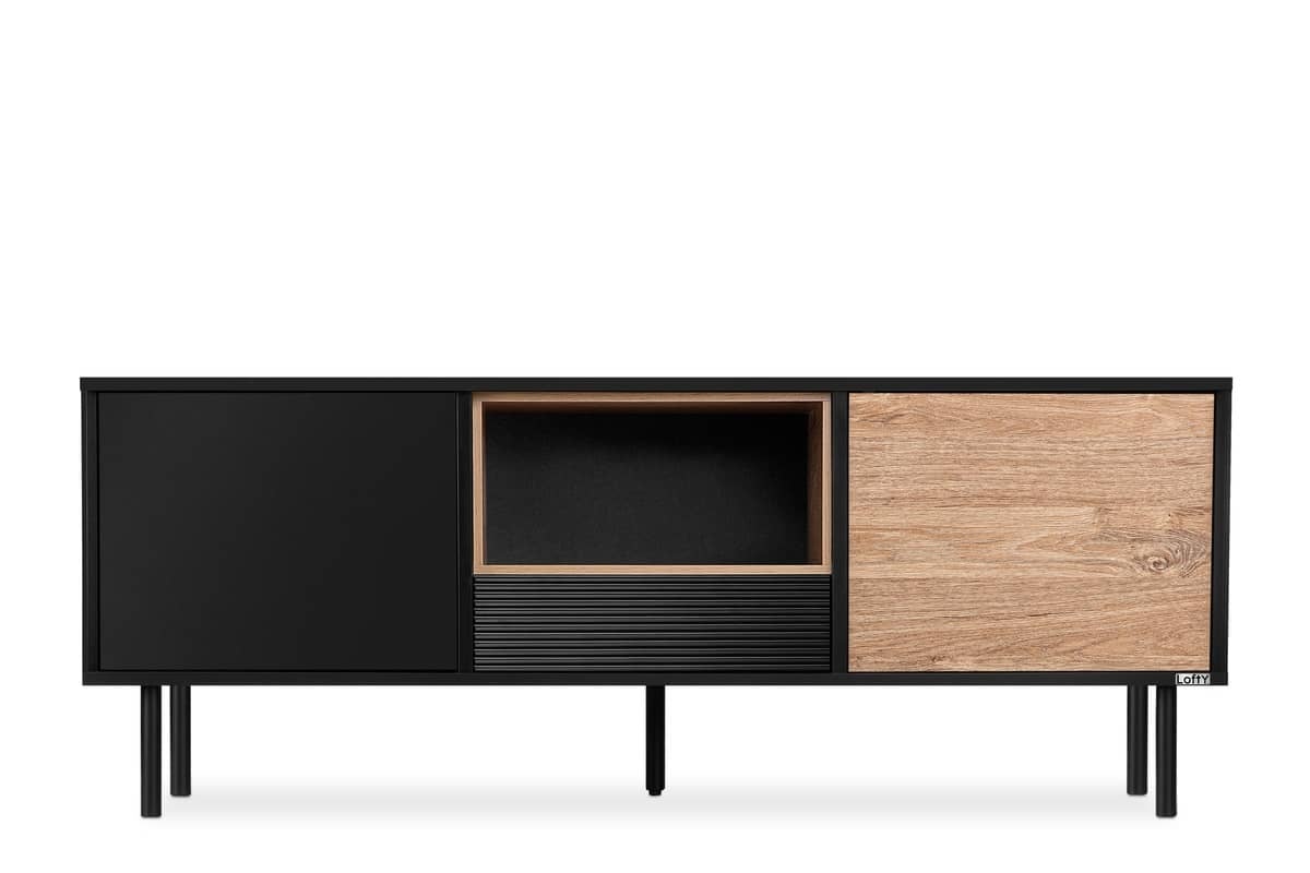 TV staliukas LOFTY OAK, 151x41x58 cm