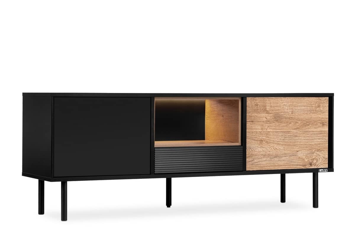 TV staliukas LOFTY OAK, 151x41x58 cm