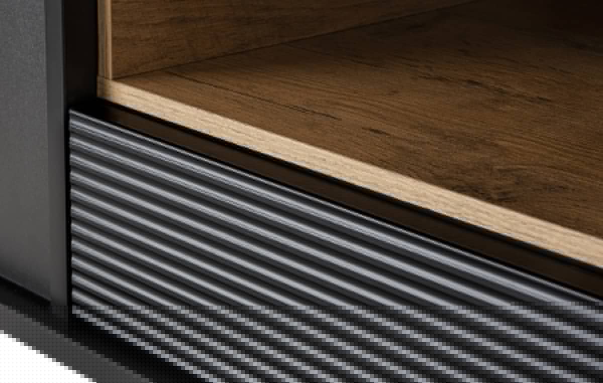 TV staliukas LOFTY OAK, 151x41x58 cm