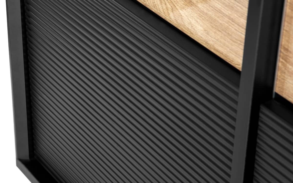 Vitrina LOFTY GRAFIT, 102x41x174 cm