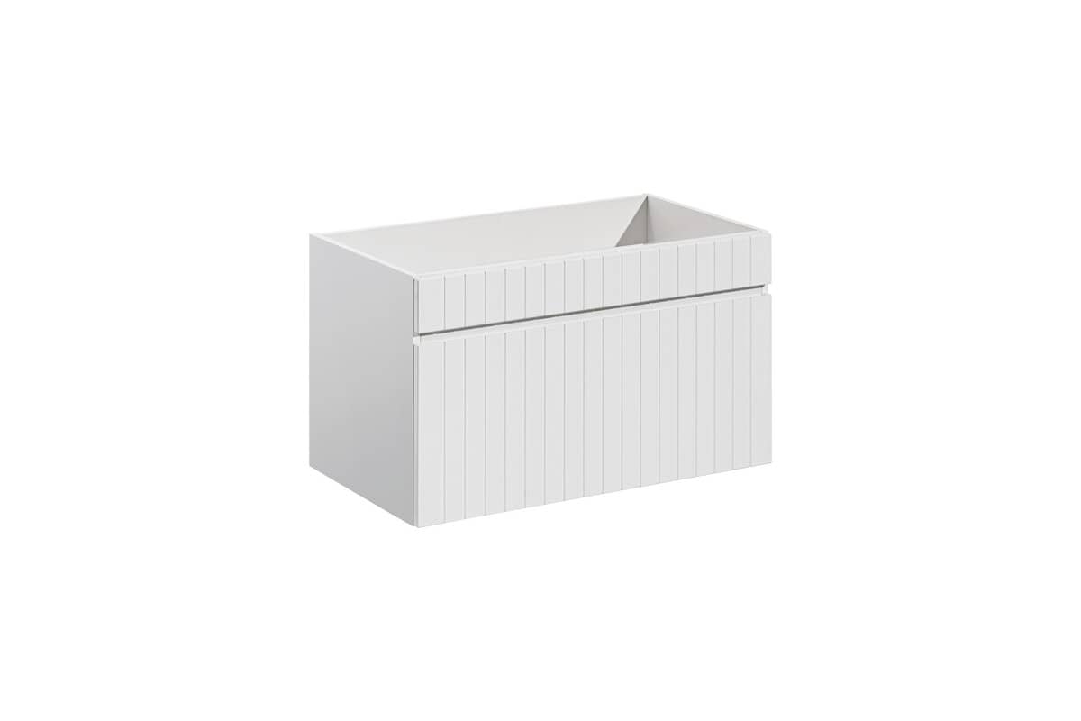Pakabinama vonios spintelė su praustuvais 828B ICON WHITE