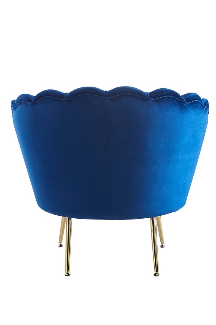 Fotelis 168, mėlynas, 76x76x78 cm