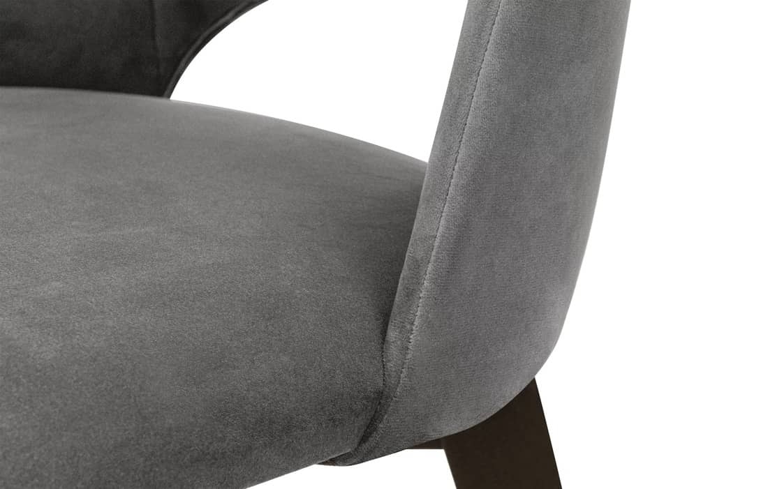 Kėdė BOVI, pilka, 48x44x86 cm