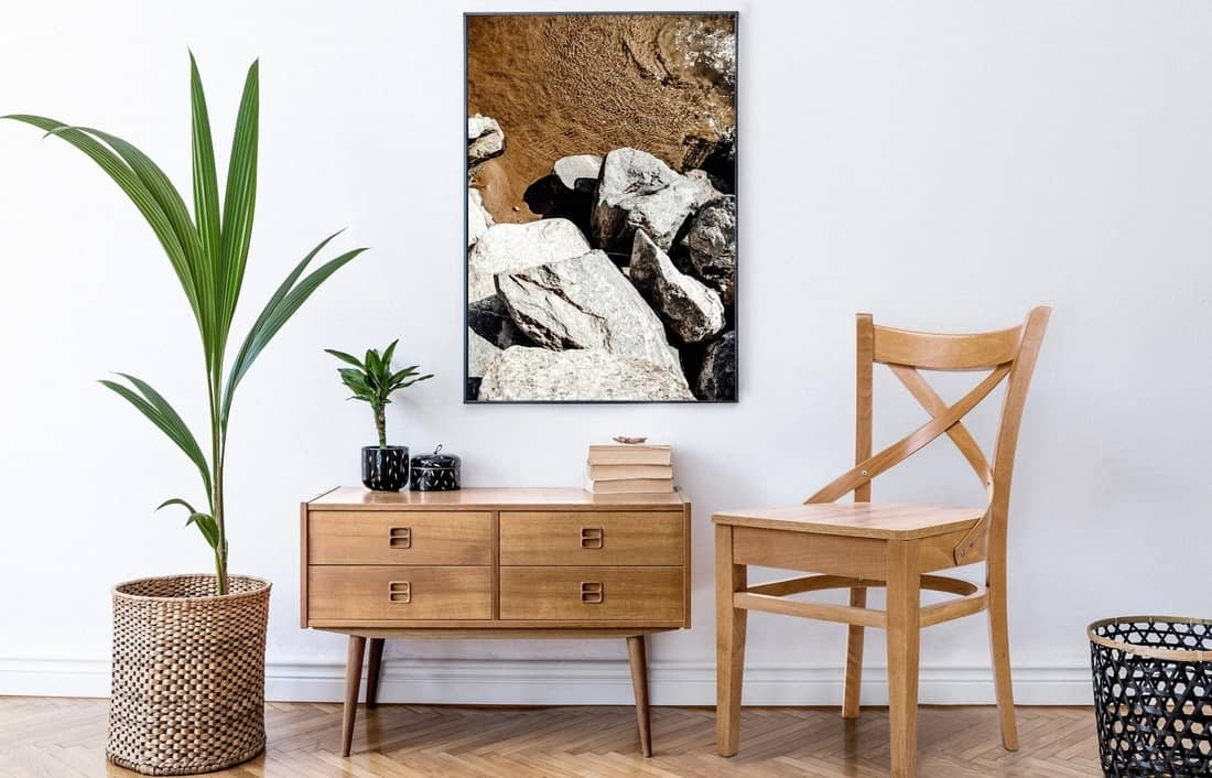 Kėdė TEMO, šviesaus ąžuolo, 45,5x43x81,5 cm