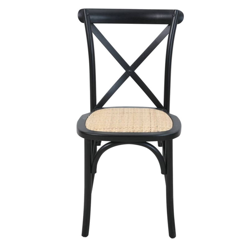 Kėdė KENA, juoda, 48x52x89 cm