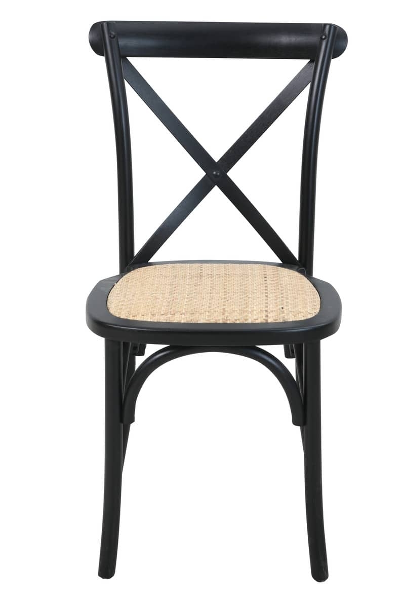 Kėdė KENA, juoda, 48x52x89 cm