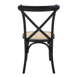 Kėdė KENA, juoda, 48x52x89 cm