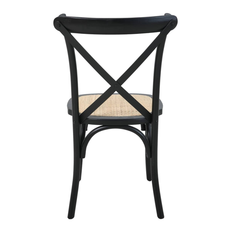 Kėdė KENA, juoda, 48x52x89 cm