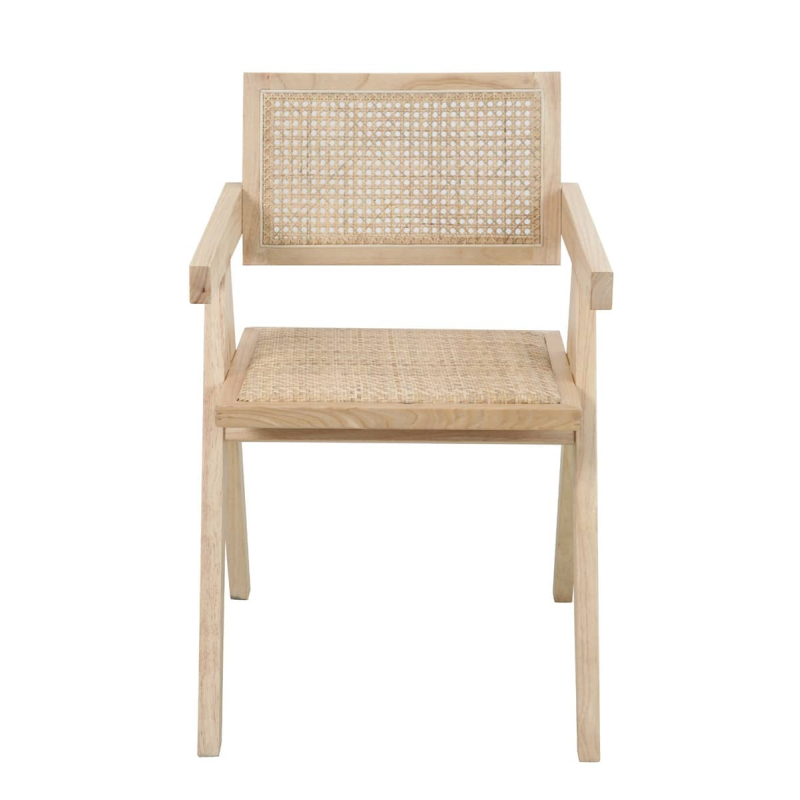 Kėdė KENA, šviesaus medžio, 52x58x78 cm