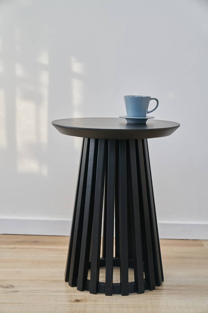 Žurnalinis staliukas KENA, juodas, 40x40x50 cm