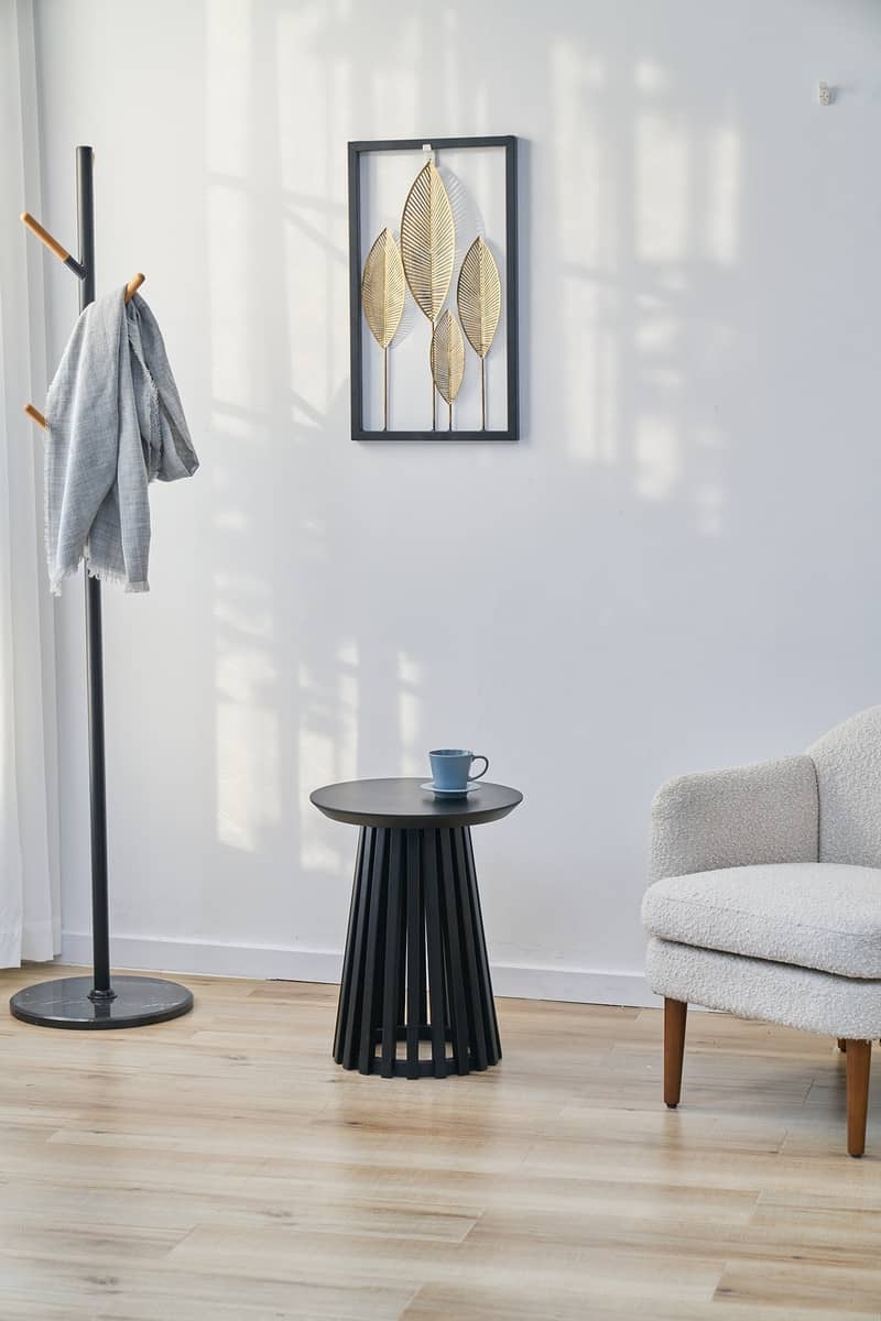 Žurnalinis staliukas KENA, juodas, 40x40x50 cm