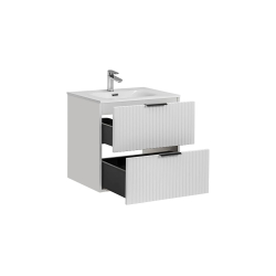 Pakabinama vonios spintelė su praustuvu 826 ADELO WHITE