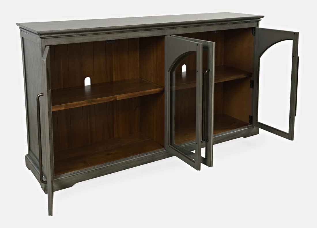 Spintelė AVELLINO, pilka, 165x43x92 cm