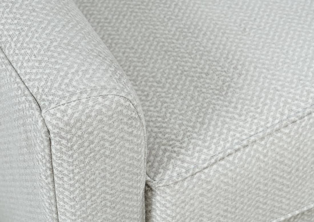 Pasukamas fotelis LEITH, šviesiai pilkas, 83x77x90 cm