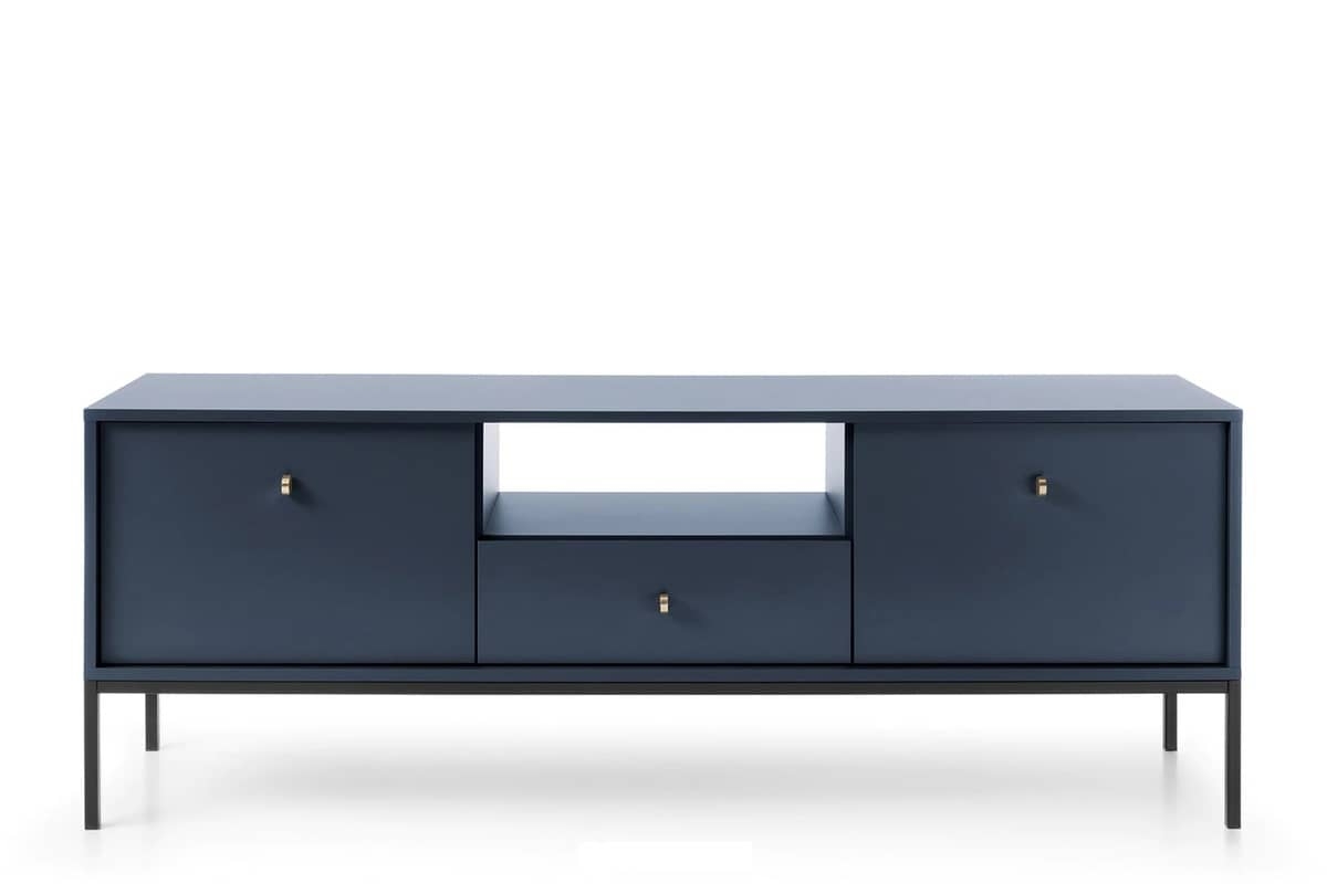 TV staliukas GEMA, mėlynas, 154x39x56 cm