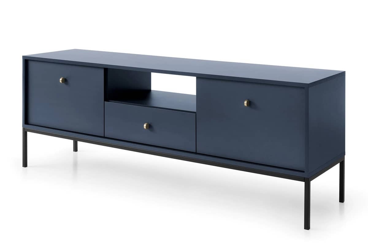 TV staliukas GEMA, mėlynas, 154x39x56 cm
