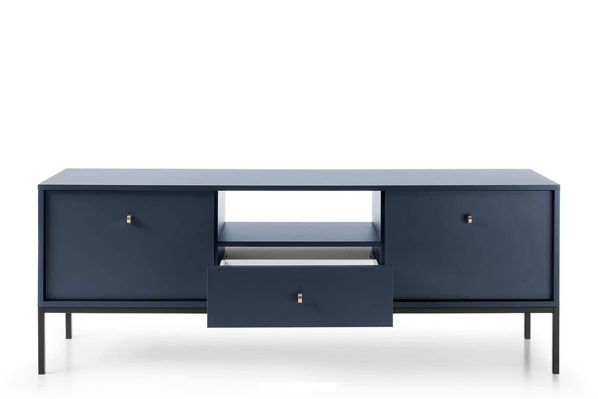 TV staliukas GEMA, mėlynas, 154x39x56 cm
