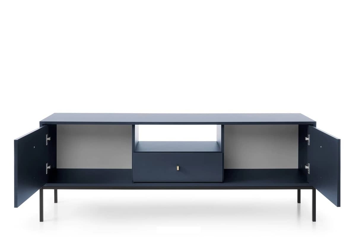 TV staliukas GEMA, mėlynas, 154x39x56 cm