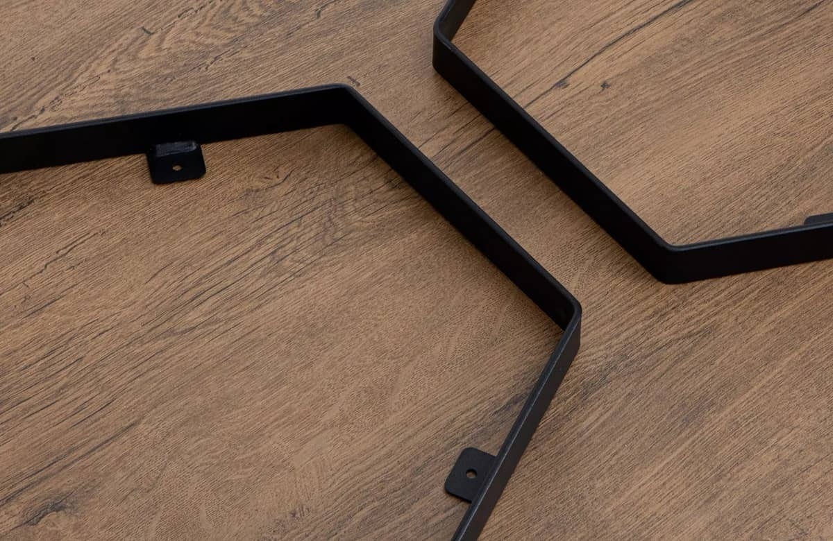 Stalas CETI, tamsaus ąžuolo, 125x80x77 cm