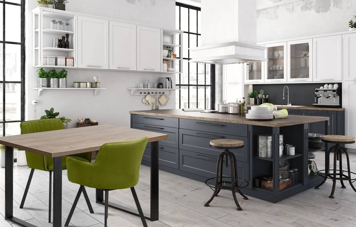 Stalas CETI, tamsaus ąžuolo, 125x80x77 cm