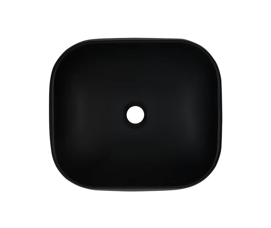 Pastatomas praustuvas NIKA, juodas, 45x40x15 cm