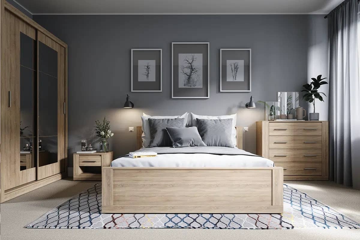 Lova 160/180 cm TIVOL, 190x212x80 cm