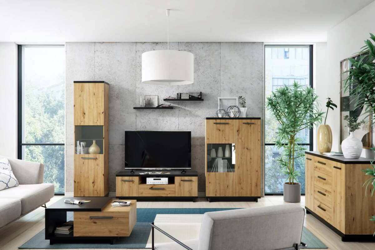 Vitrina VERU, 90x40x140 cm