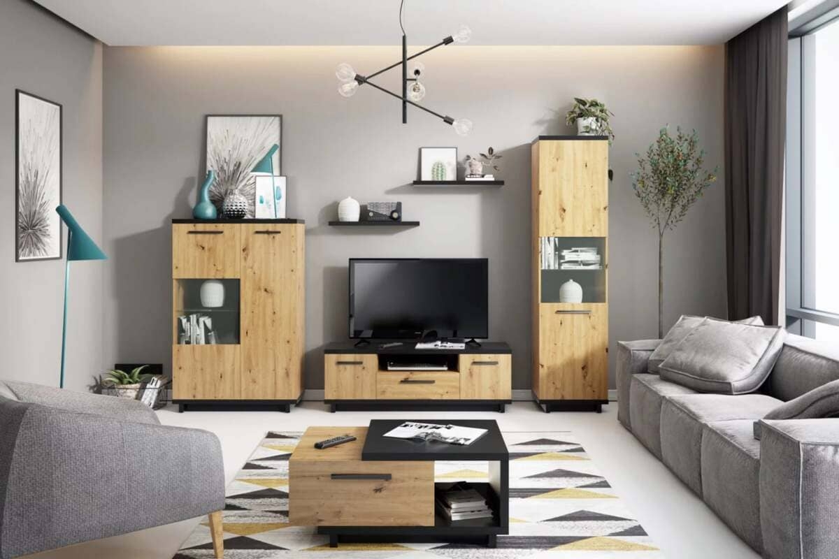 TV staliukas VERU, 135x46x40 cm