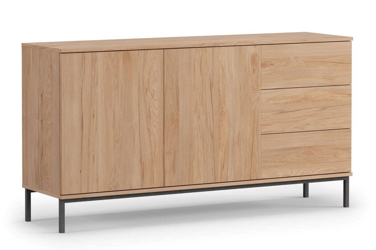 Komoda ERIS, ąžuolo, 150x41x80 cm