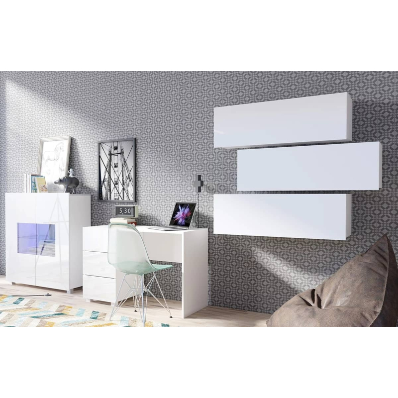 Darbo stalas PAVA, baltas, 110x55x77 cm