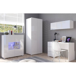 Darbo stalas PAVA, baltas, 110x55x77 cm