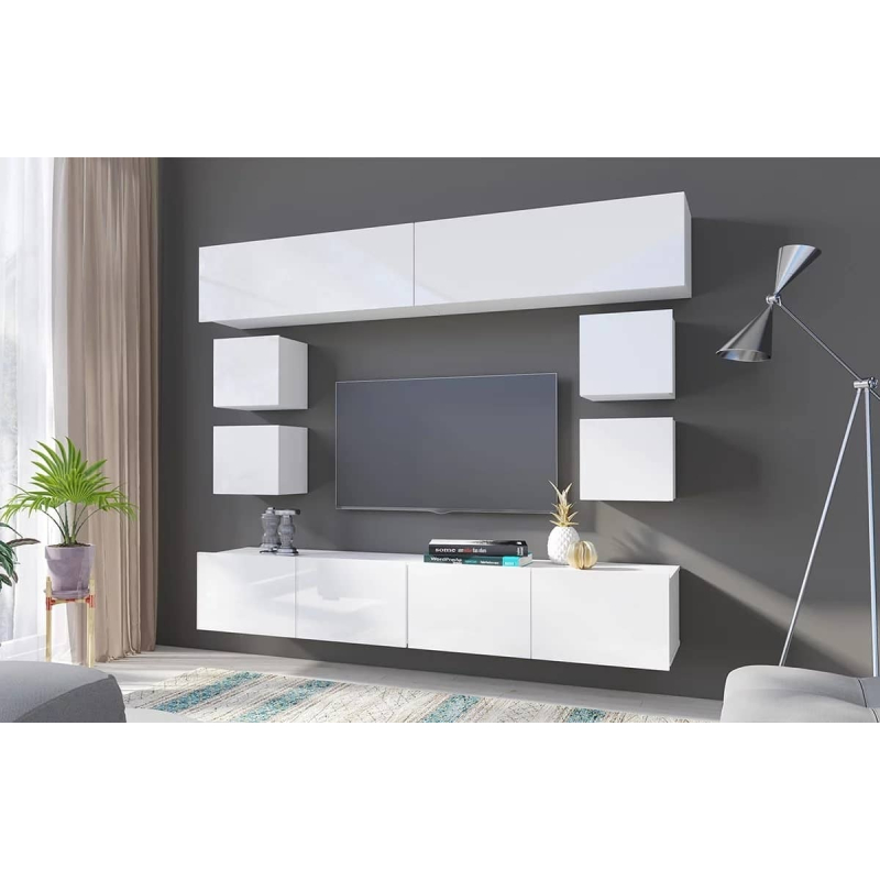 Pakabinama spintelė PAVA, balta, 34x32x34 cm