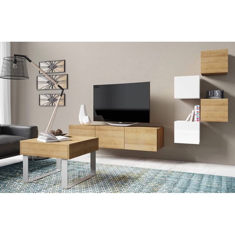 Pakabinama spintelė PAVA, balta, 34x32x34 cm