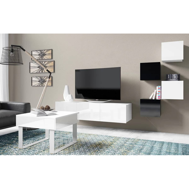 Pakabinama spintelė PAVA, balta, 34x32x34 cm