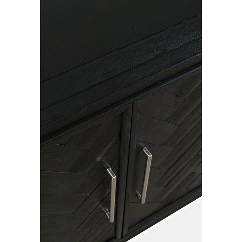 Spintelė AVELLINO, juoda, 102x38x82 cm