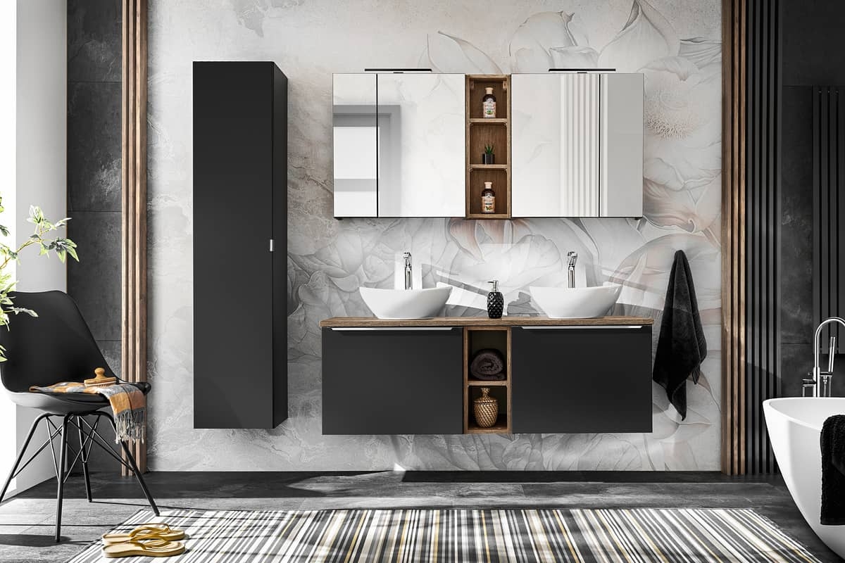 Pakabinama vonios lentyna 831 SANTA NERO