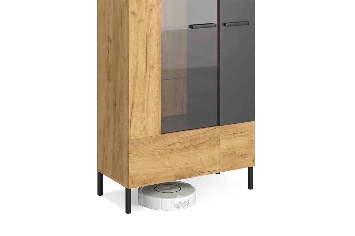 Vitrina LACER, 90x42x135 cm