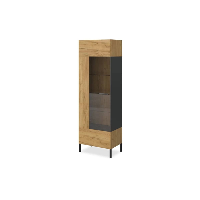 Aukšta vitrina LACER, 64x42x198 cm