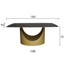 Valgomojo stalas MODI M26, 180x90x75 cm